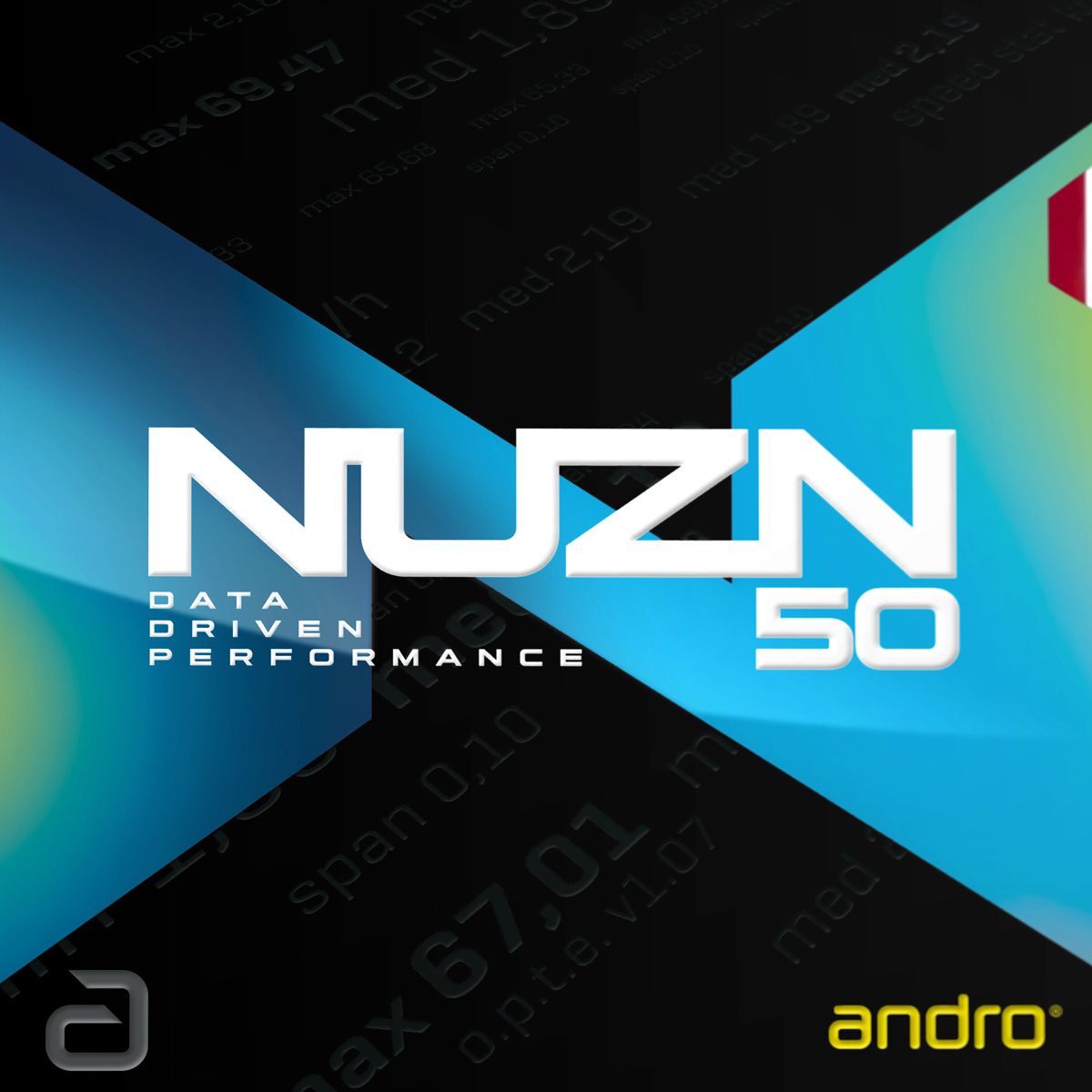 ANDRO Nuzn 50 - TABLE TENNIS RUBBER