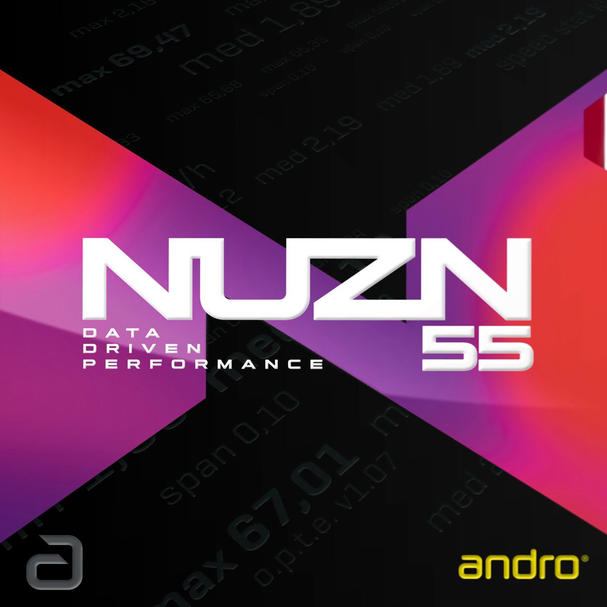 ANDRO Nuzn 55 - TABLE TENNIS RUBBER