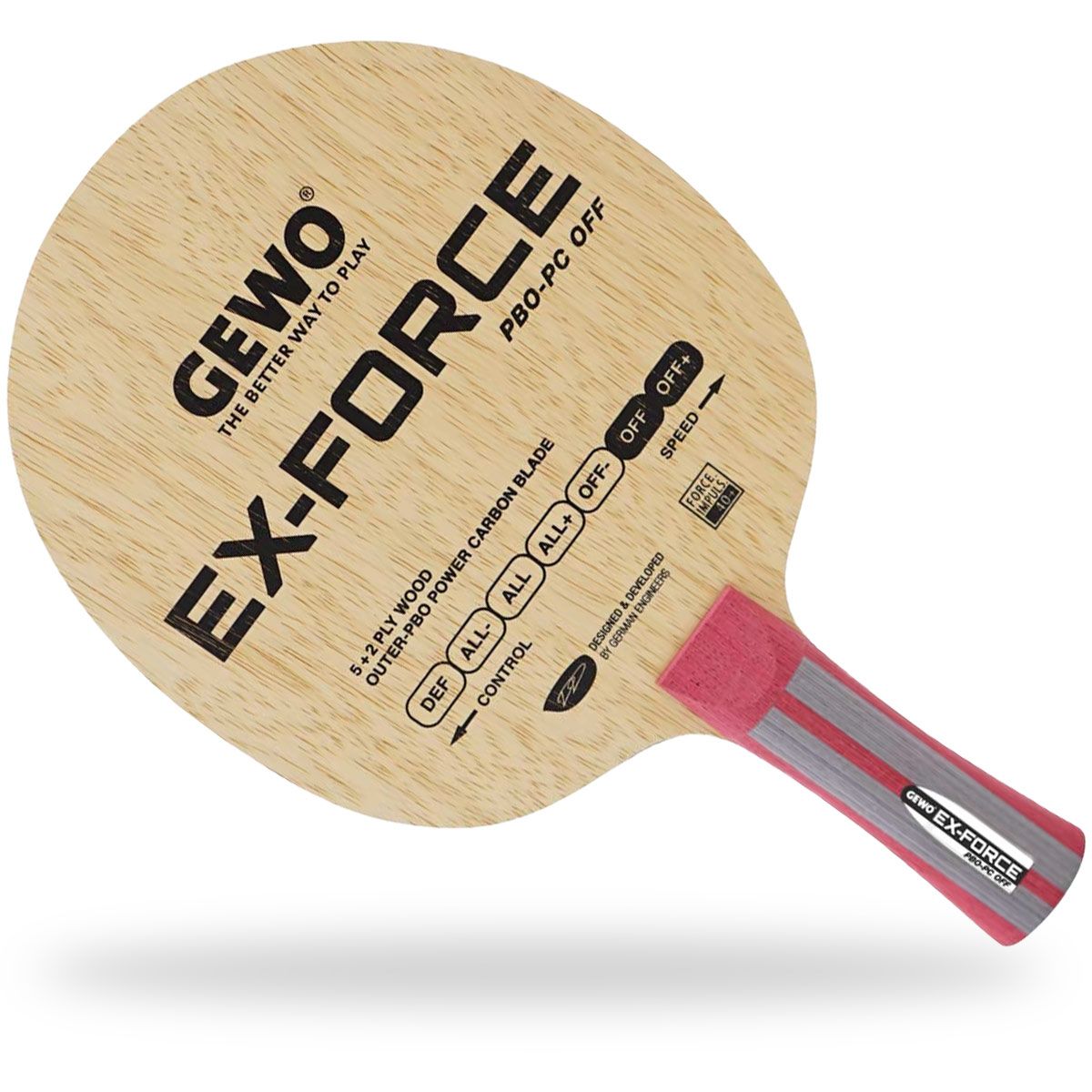 GEWO Ex Force PBO-PC OFF - Table Tennis Blade