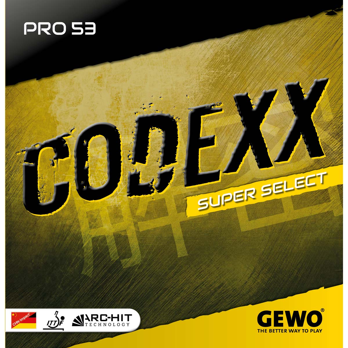 GEWO Codexx Pro 53 SuperSelect - Table Tennis Rubber