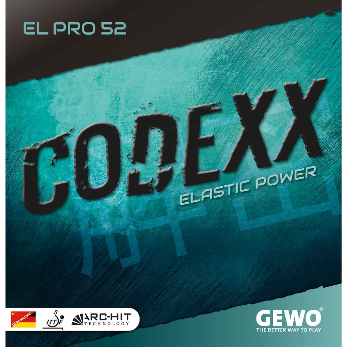 GEWO Codexx EL Pro 52 - Table Tennis Rubber