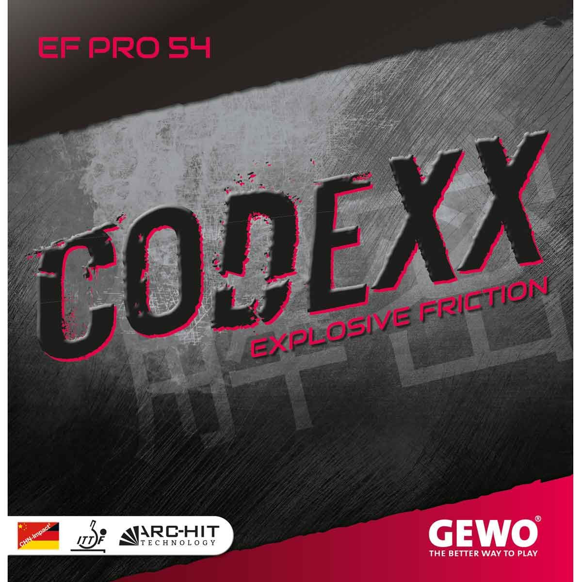 GEWO Codexx EF Pro 54 - Table Tennis Rubber