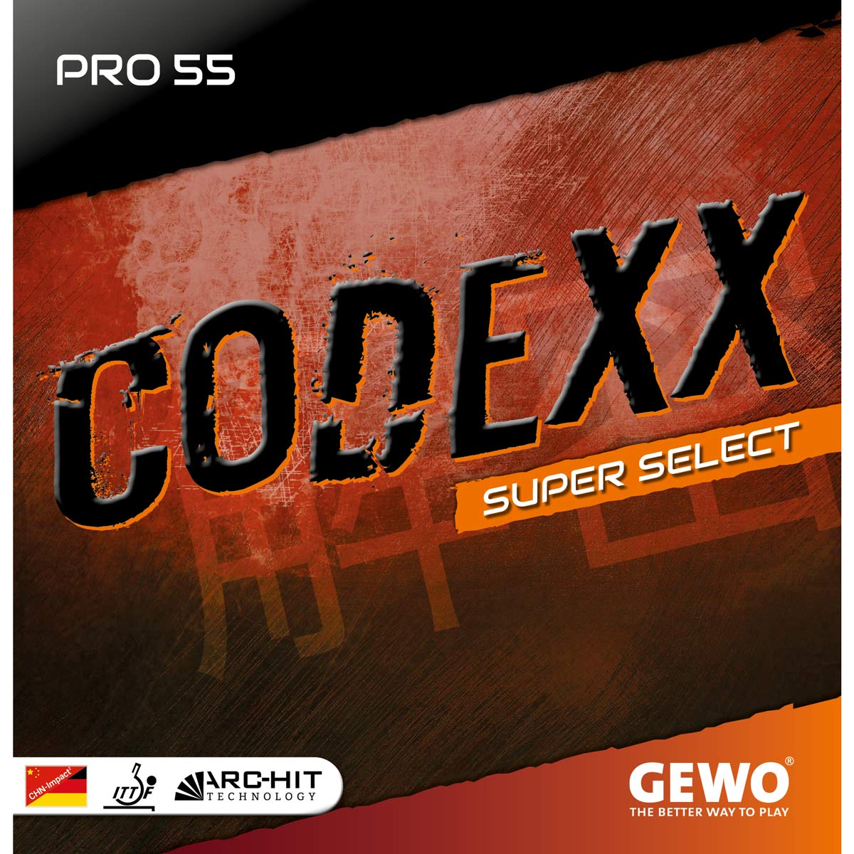 GEWO Codexx Pro 55 SuperSelect - Table Tennis Rubber