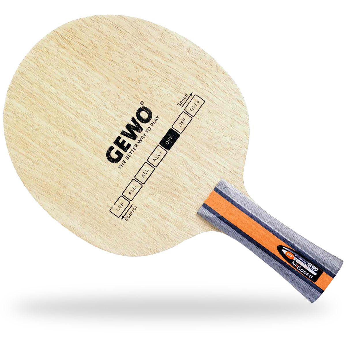 GEWO Hybrid Carbon M/Speed OFF- - Table Tennis Blade