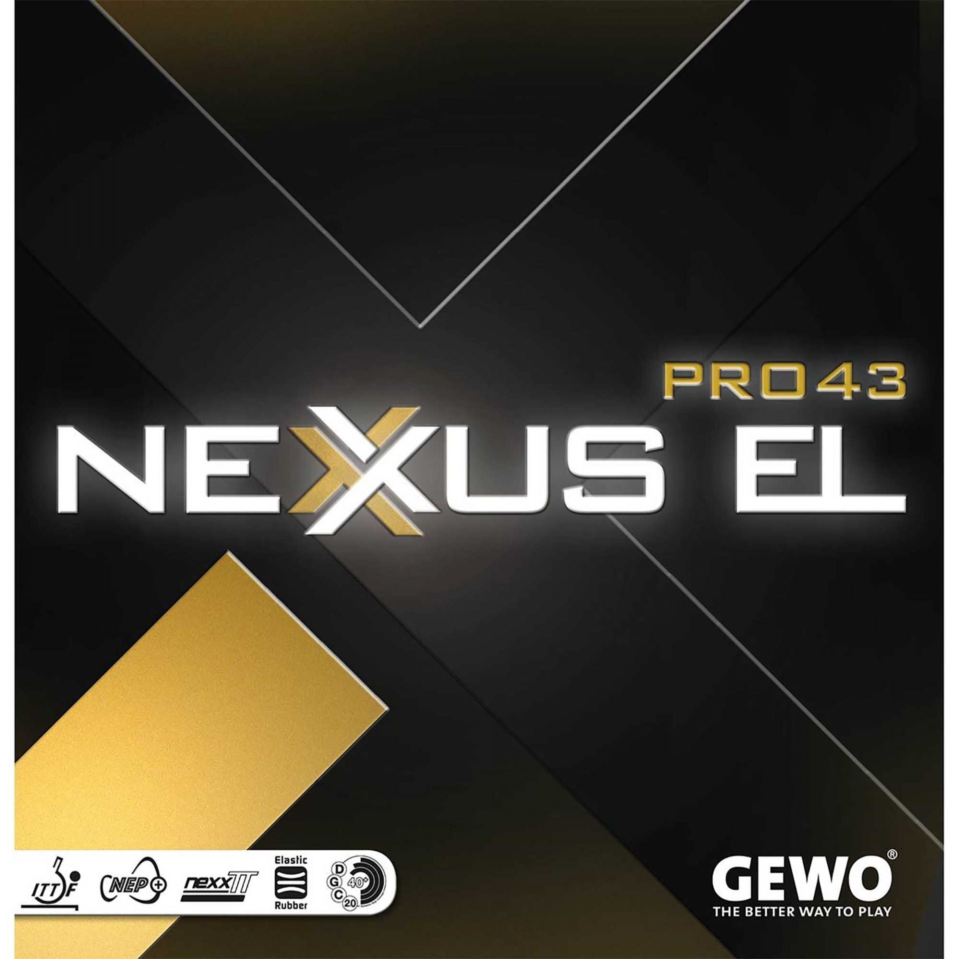 GEWO Nexxus EL PRO 43 - Table Tennis Rubber