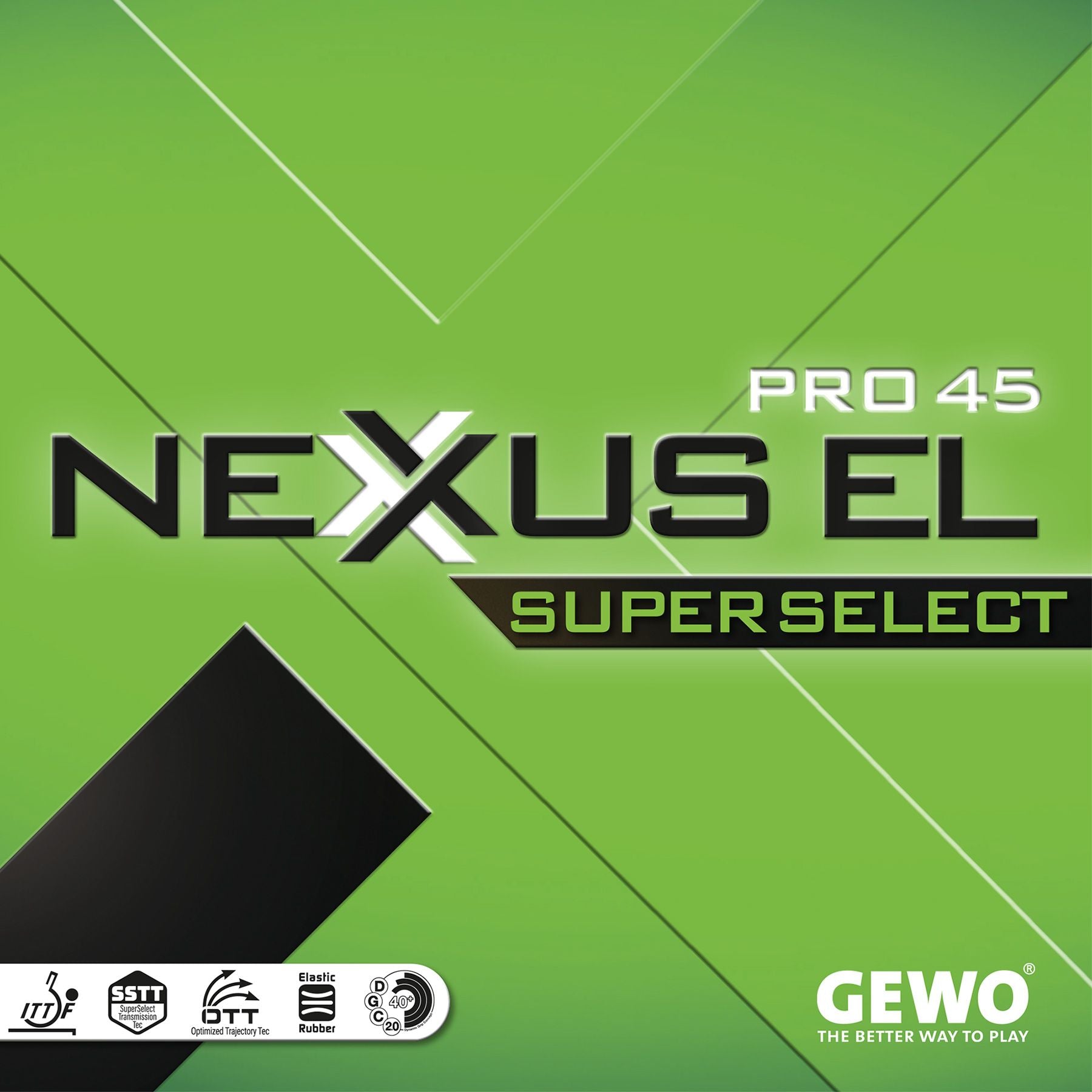 GEWO Nexxus EL Pro 45 SuperSelect - Table Tennis Rubber