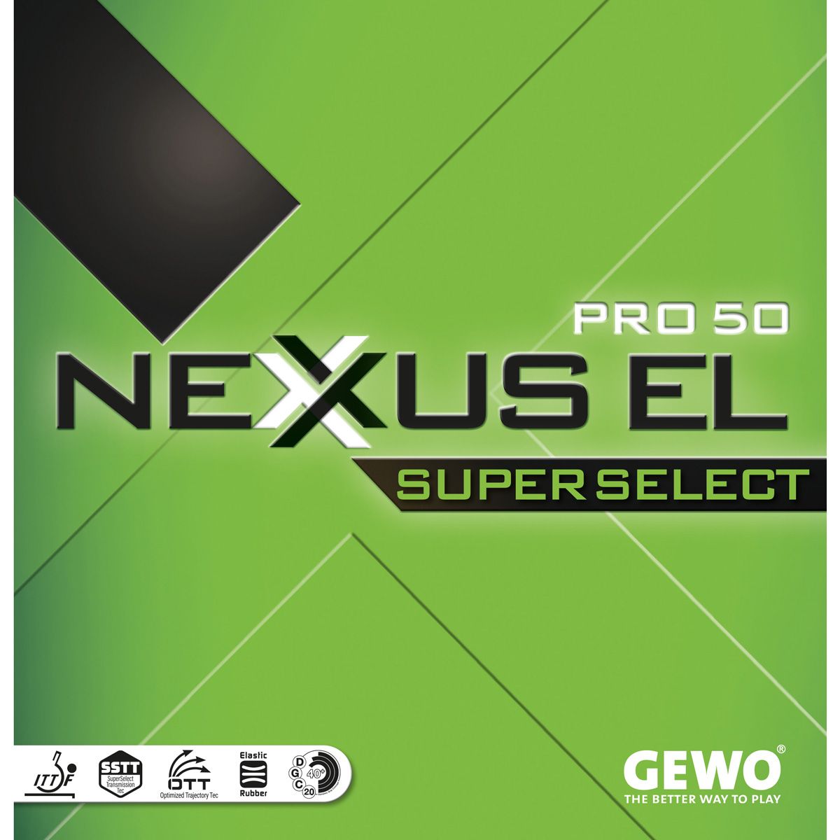 GEWO Nexxus EL Pro 50 SuperSelect - Table Tennis Rubber