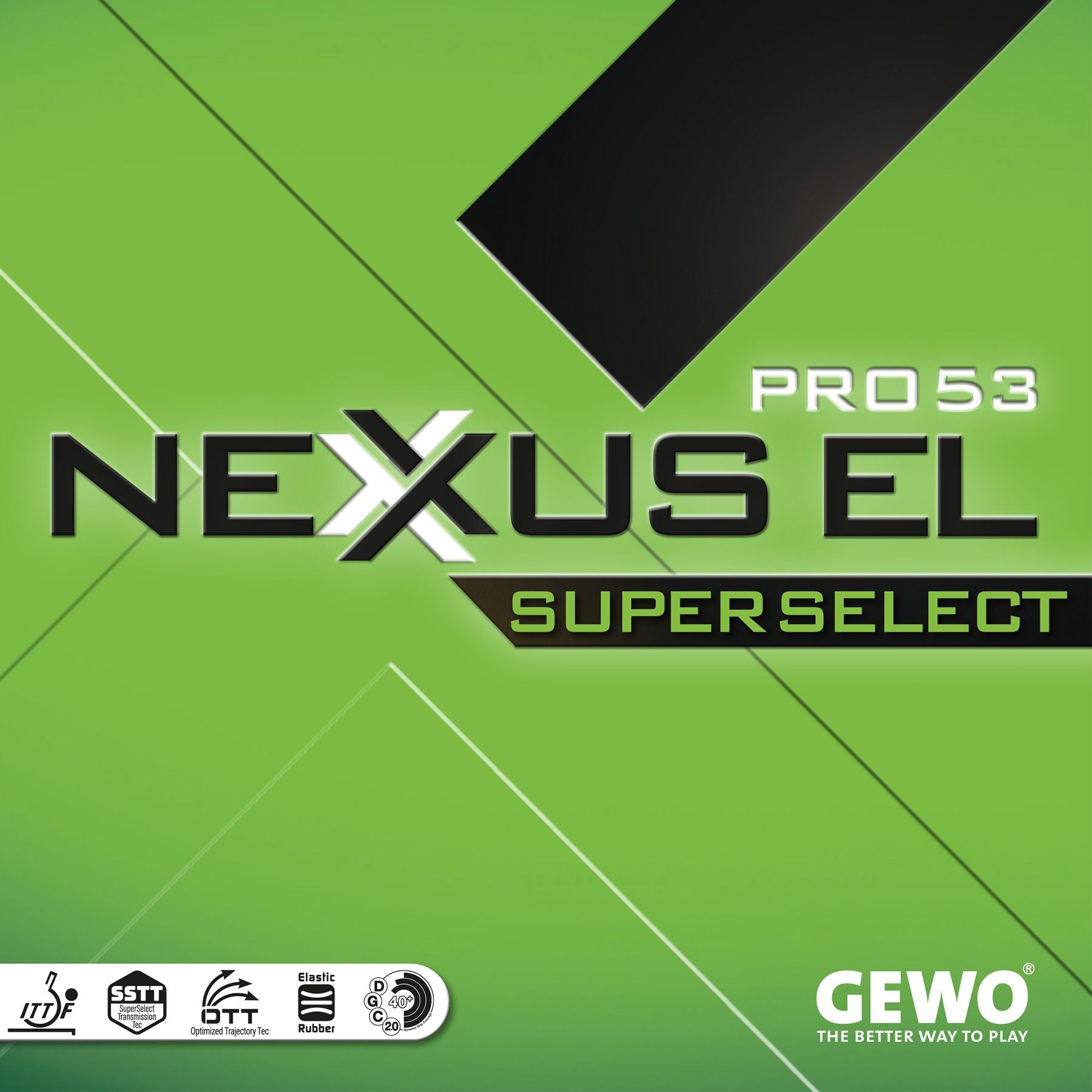 GEWO Nexxus EL Pro 53 SuperSelect - Table Tennis Rubber