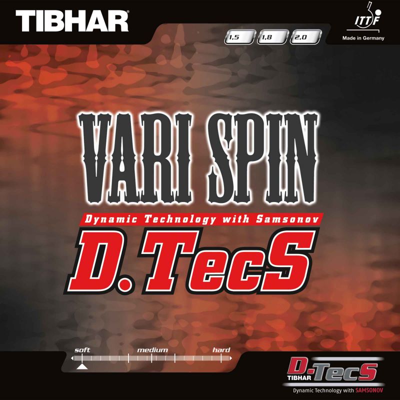 TIBHAR Vari Spin D.techs - Table Tennis Rubber